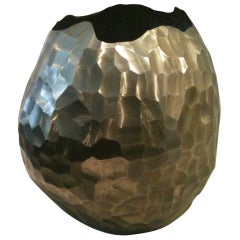 Unique extra large Facet vase by David Wiseman