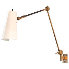 Wall-mounted Lamp In Brass