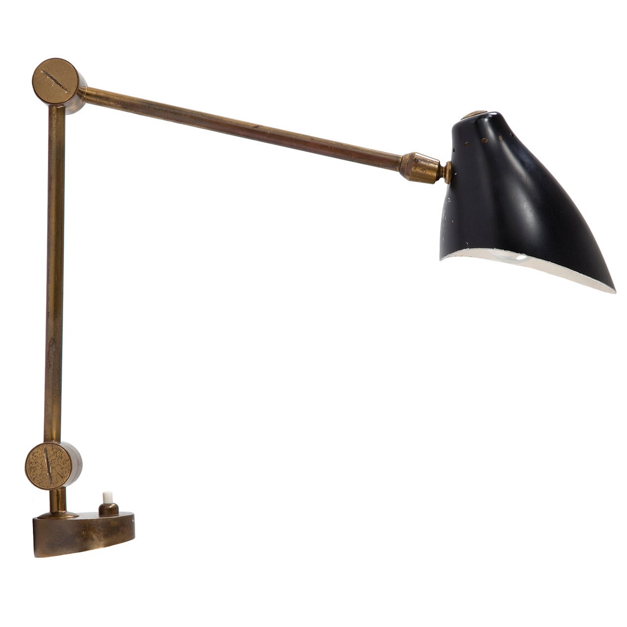 Wall-Mounted Lamp with Pivoting Shade