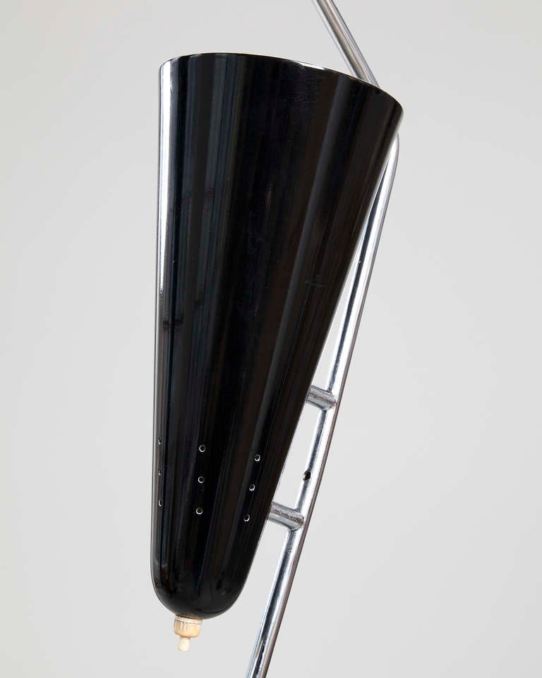 Floor Lamp With Cone Shades at 1stDibs