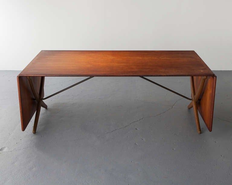 Teak Dining Table by Hans Wegner In Excellent Condition In New York, NY