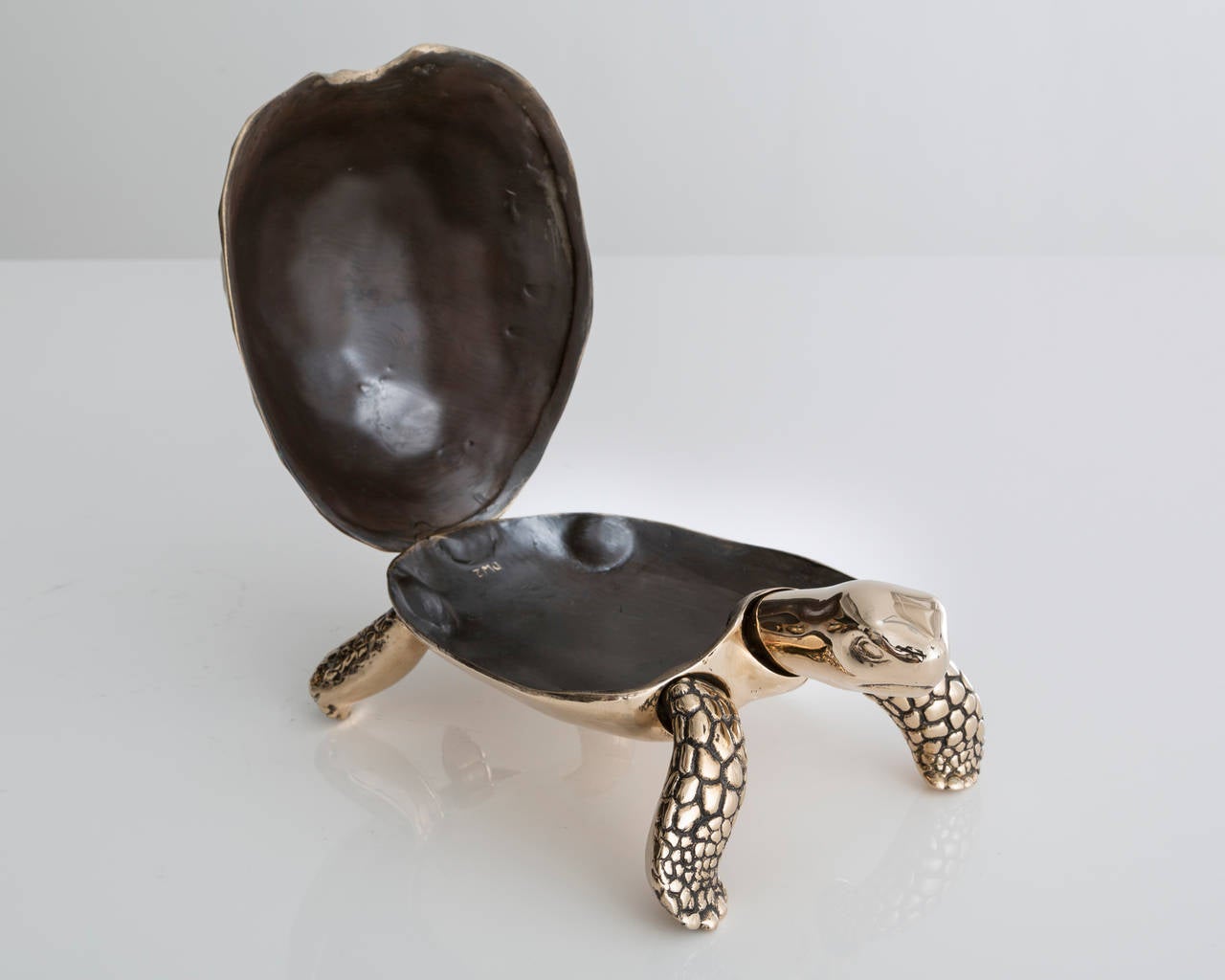 Unique Bronze Turtle Box by David Wiseman, 2014 In Excellent Condition In New York, NY