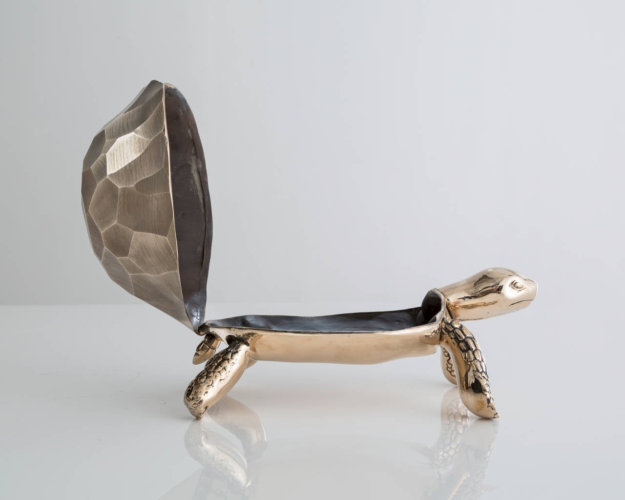 Contemporary Unique Bronze Turtle Box by David Wiseman, 2014