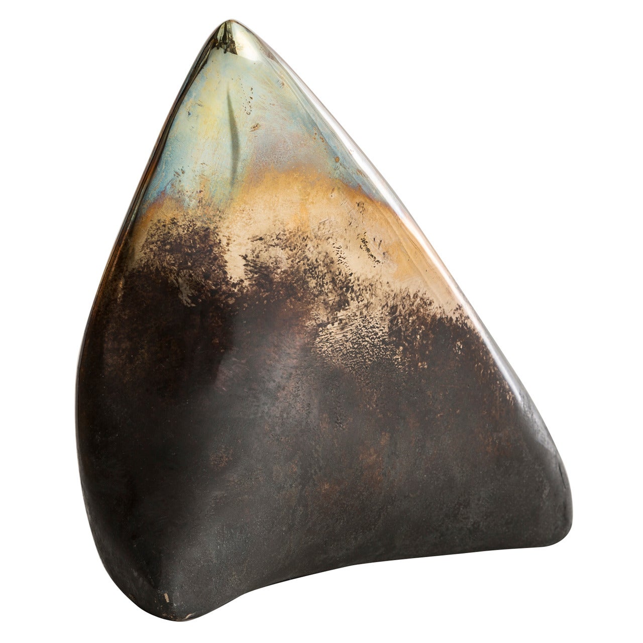 Sculptural Prehistoric Tooth Form in Bronze by Rogan Gregory, USA, 2014