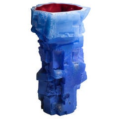 Assemblage Vessel in Blue, Designed and Made by Thaddeus Wolfe, 2015