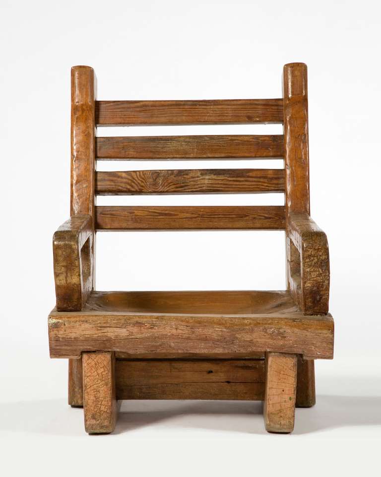 Pine Armchair For Sale at 1stdibs