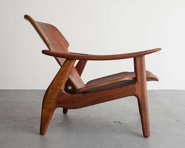 Lounge Chair by Sergio Rodrigues In Excellent Condition In New York, NY