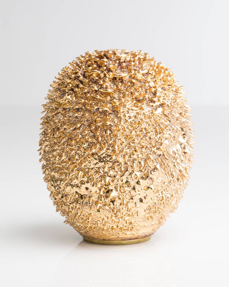 Unique Vase in Gold by the Haas Brothers at 1stdibs