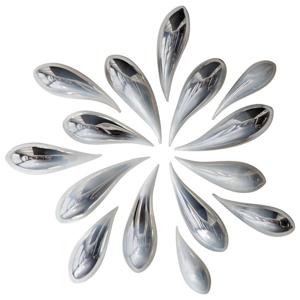 Unique Wall-Hung Blown Glass Sculptures by Jeff Zimmerman