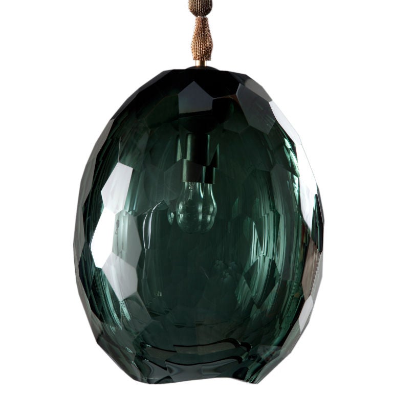 Medium "Glacier" pendant chandelier by David Wiseman