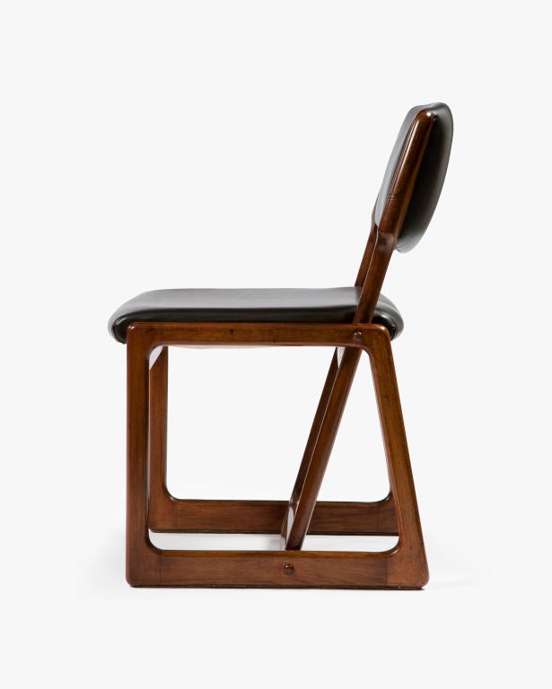 Side Chair by Sergio Rodrigues, Brazil, 1990 In Excellent Condition For Sale In New York, NY