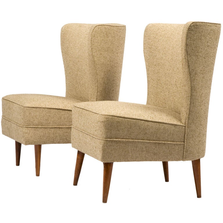 Pair of lounge chairs by Joaquim Tenreiro