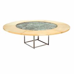 PK 54 round dining table by Poul Kjaerholm