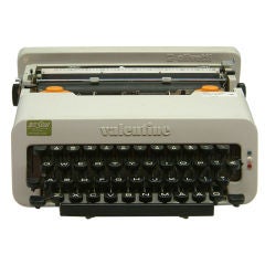 Vintage Valentine typewriter by Etore Sottsass