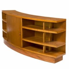Curved Credenza by Joaquim Tenreiro, Brazil, 1940s 7