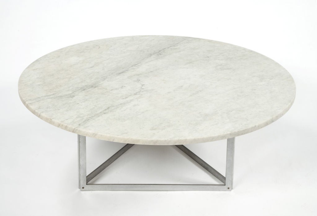 Rare PK 56 Coffee Table by Poul Kjaerholm, Denmark, 1978 In Excellent Condition In New York, NY