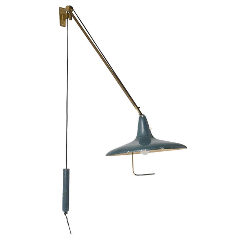 Wallmounted hanging lamp by Stilnovo at 1stDibs