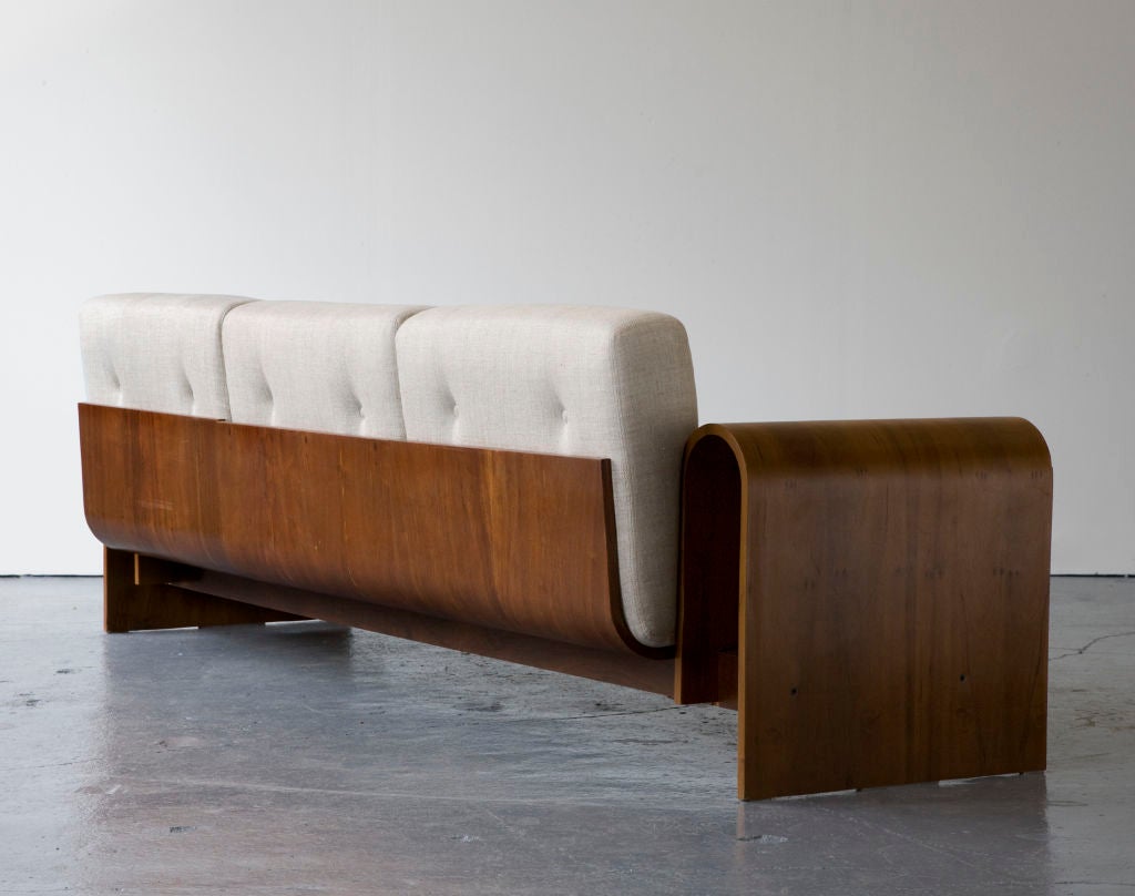 Brazilian Three-seat sofa by Oscar Niemeyer