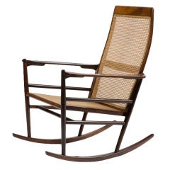 "Cadeira de Ambalo" rocking chair by Jaoquim Tenreiro