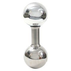 Chrome 1970s Table Lamp, France 9