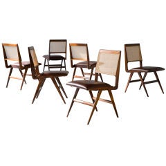 Set of six chairs by Carlo Hauner and Martin Eisler