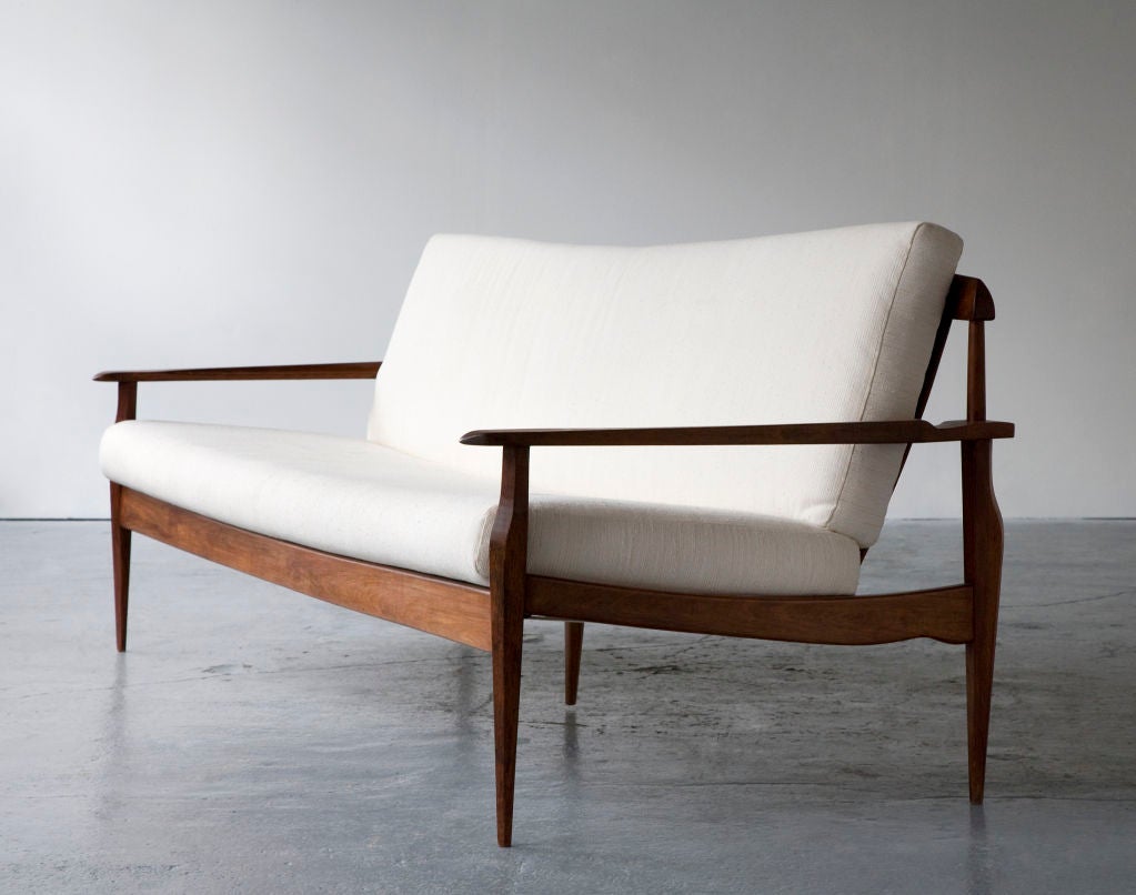 Mid-20th Century Sofa by Joaquim Tenreiro