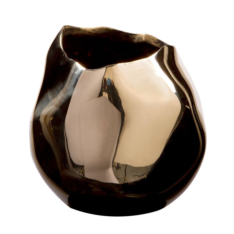 Unique rock vase by David Wiseman