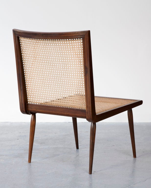 Low Bedroom Chair by Joaquim Tenreiro, Brazil, circa 1960 In Good Condition In New York, NY