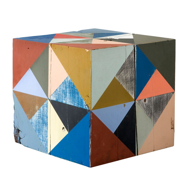 Extra Large Block Scuplture By Serena Mitnik-miller