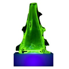 Unique fluorescent scupture by Jeff Zimmerman