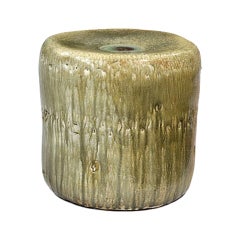 Cylidrical ceramic stool by Hun-Chung Lee