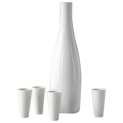Retro Ceramic sake set by La Gardo Tackett