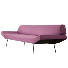Purple 1950s Sofa by Adrian Pearsall
