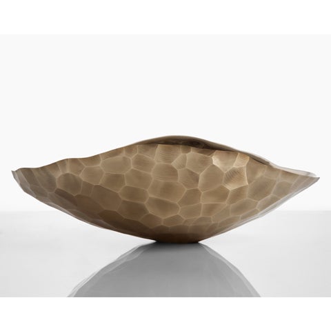 Unique bronze facet bowl. Designed and made by David Wiseman, USA, 2012. Edition of 25 plus 4 artists proofs. Signed and numbered, DW 2.