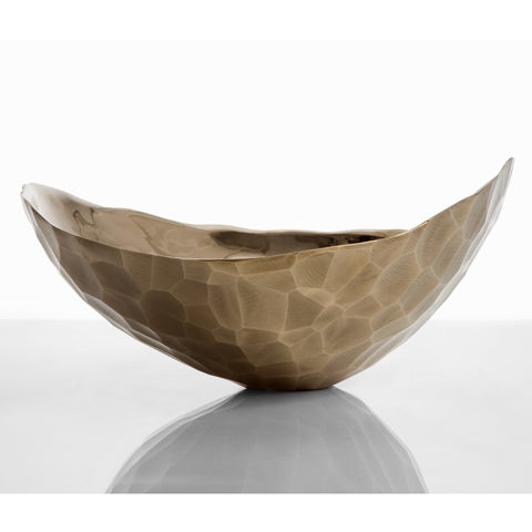 American Unique bronze facet bowl by David Wiseman