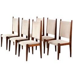 Ensemble de six chaises de Sergio Rodrigues, Brésil, années 1970