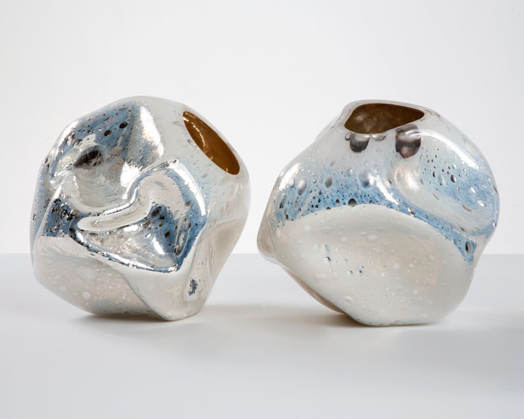 Unique Crinkled Vessel By Jeff Zimmerman 1