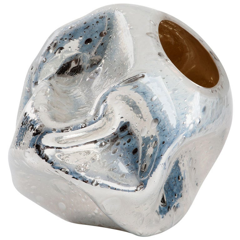 Unique Crinkled Vessel By Jeff Zimmerman