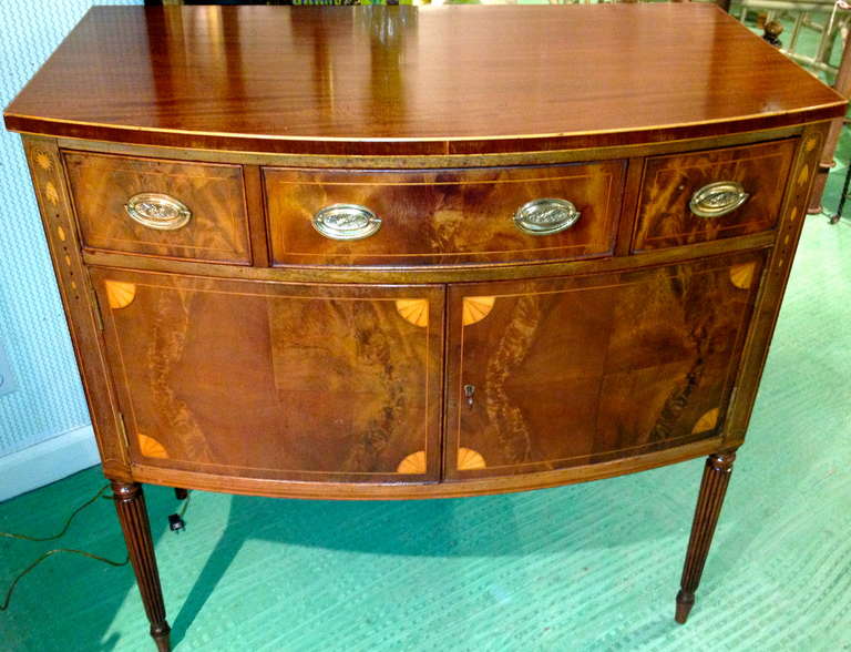 American Late 19th Century Regency Style Mahogany Server