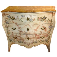 Late 19th Century Italian Painted Chest of Drawer