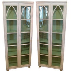 Two Similar French  19th Century Painted Cabinets