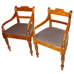 Set of Eight 19th Century Anglo Indian Dining Armchairs