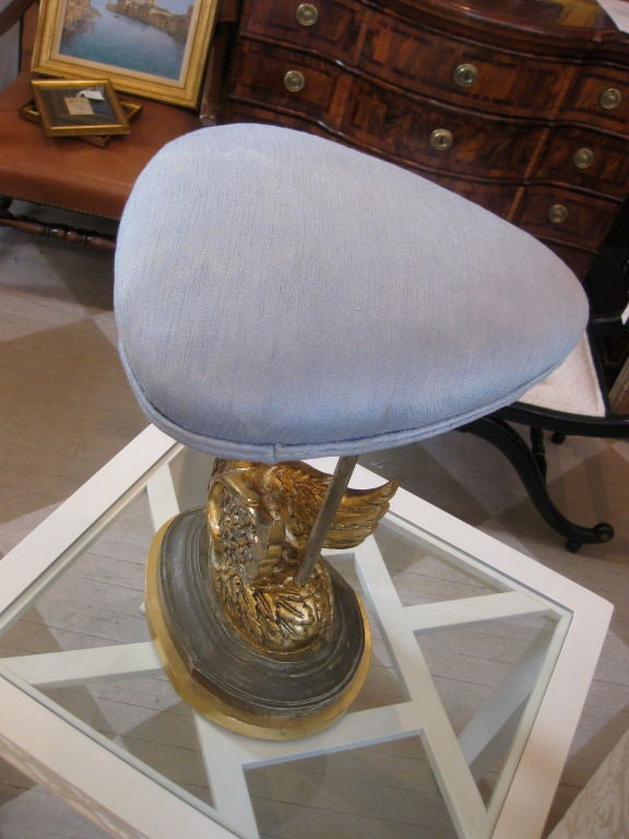 Giltwood French 19th Century Swan Stool