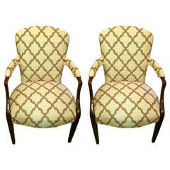 Pair of Late 18th Century English Georgian Armchairs