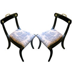 Pair of English Regency Chairs