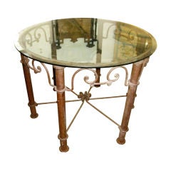 Round Iron Table