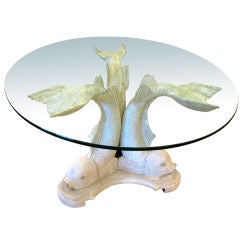 Italian 20th Century Fish Table Italian 20th Century Fish Table