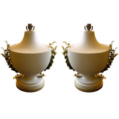 Pair of 20th Century Urns Lamps