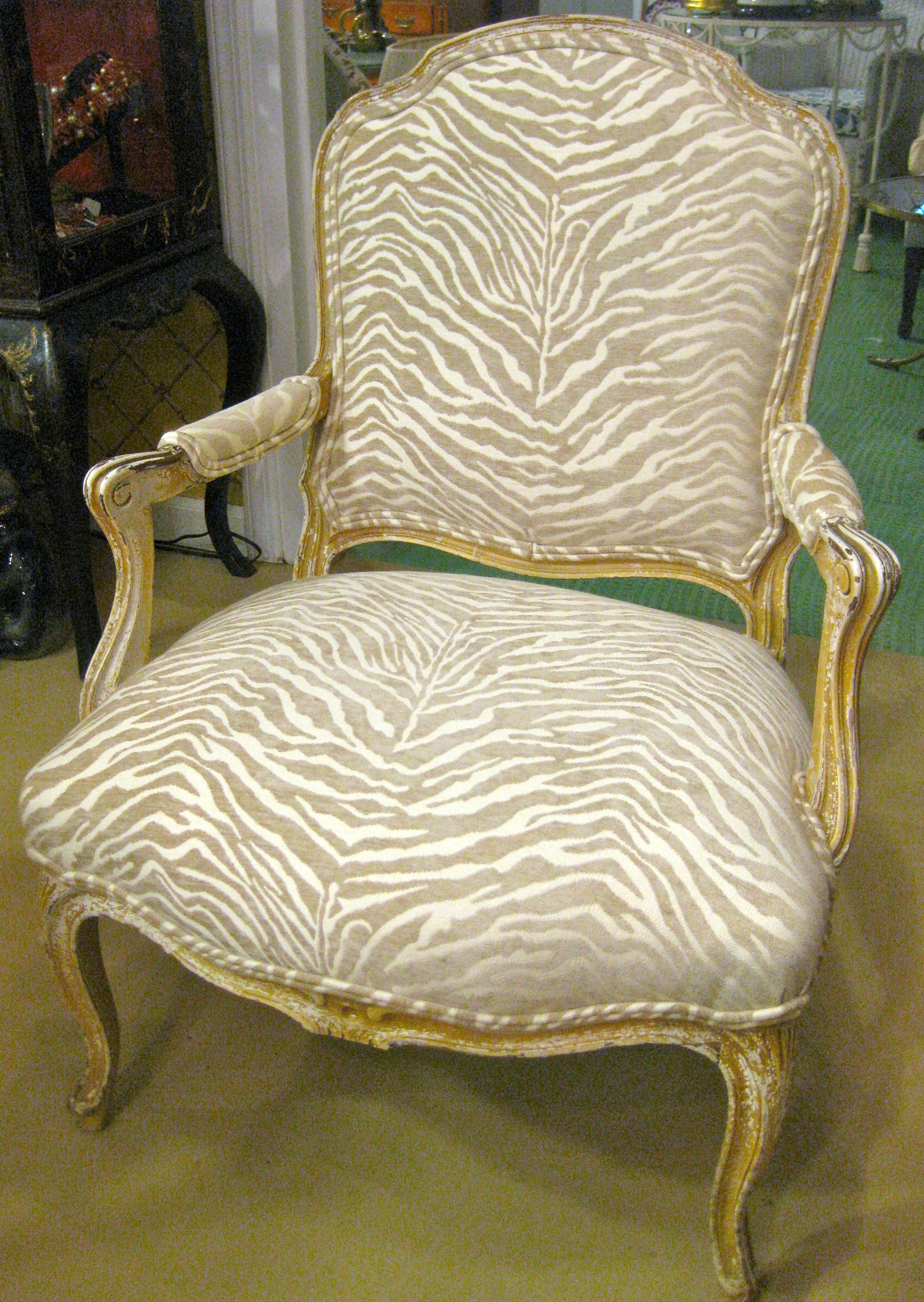 Napoleon III.-Sessel aus dem 19. Jahrhundert