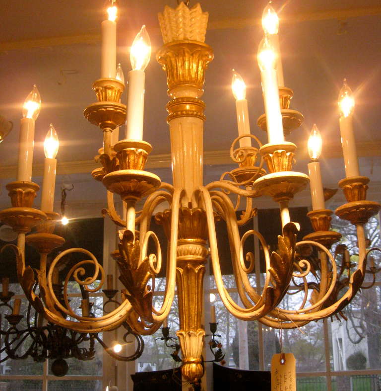 Swedish Regency style chandelier.